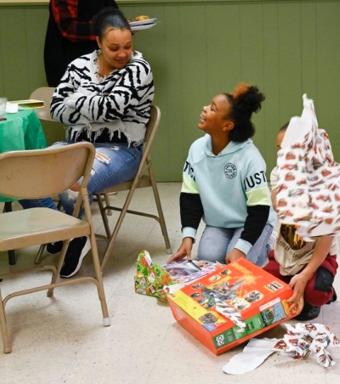 girl happy with gift  custom  girl happy with gift  custom